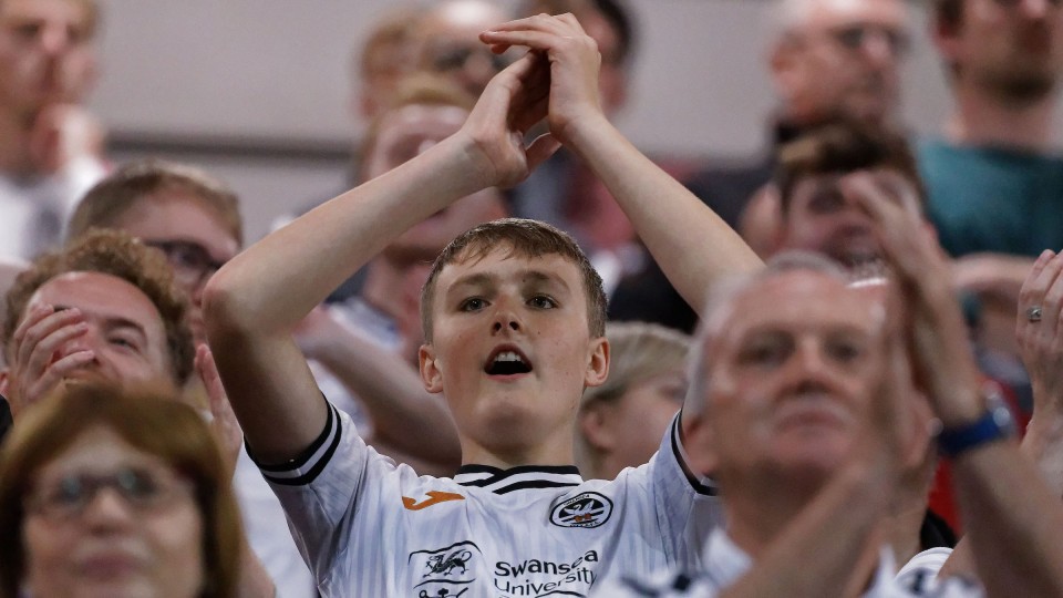 Swansea City supporters